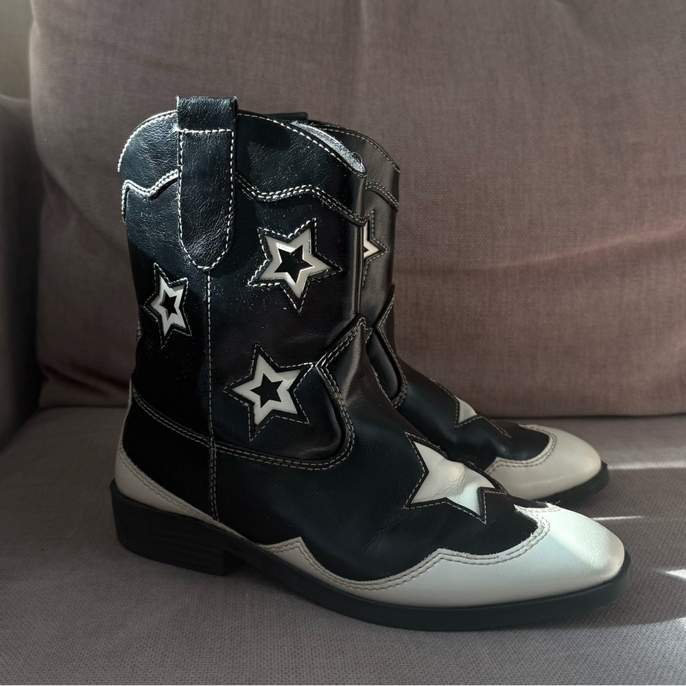 Zara Kids Cowboy Boots, EU 34 / US 3